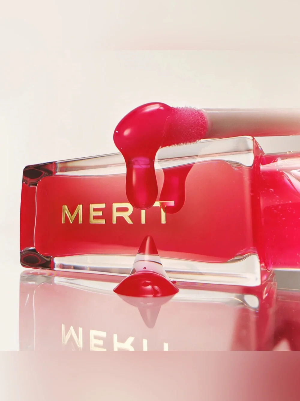 💄🆕💄Merit Shade Slick Gelee Tinted Lip Oil “Maraschino”